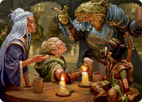 You Meet in a Tavern Art Card [Dungeons & Dragons: Adventures in the Forgotten Realms Art Series] | North Valley Games
