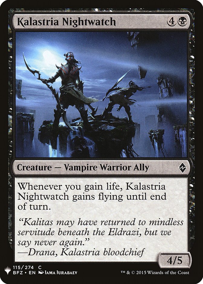 Kalastria Nightwatch [Mystery Booster] | North Valley Games