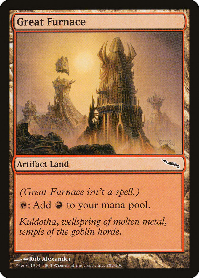 Great Furnace [Mirrodin] | North Valley Games