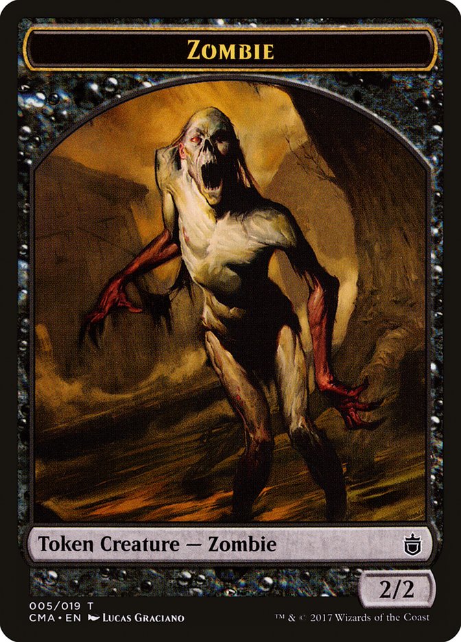 Zombie Token [Commander Anthology Tokens] | North Valley Games