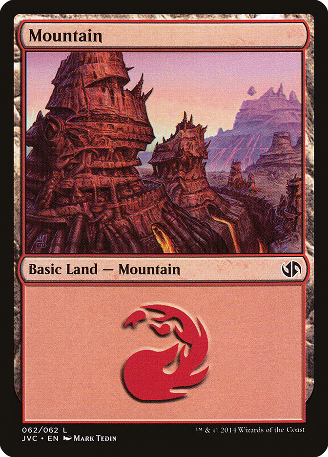 Mountain (62) [Duel Decks Anthology] | North Valley Games