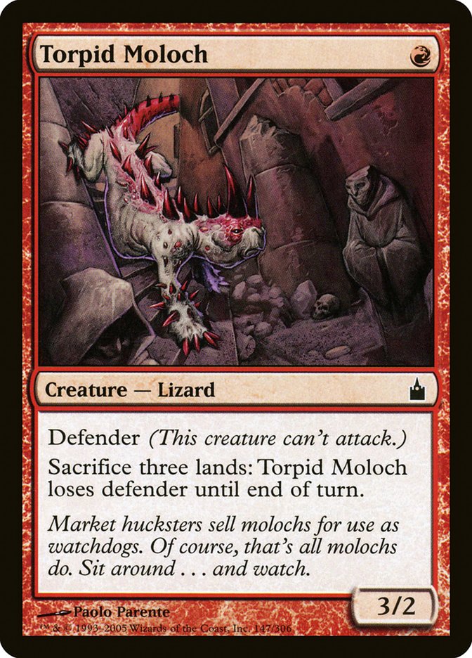 Torpid Moloch [Ravnica: City of Guilds] | North Valley Games