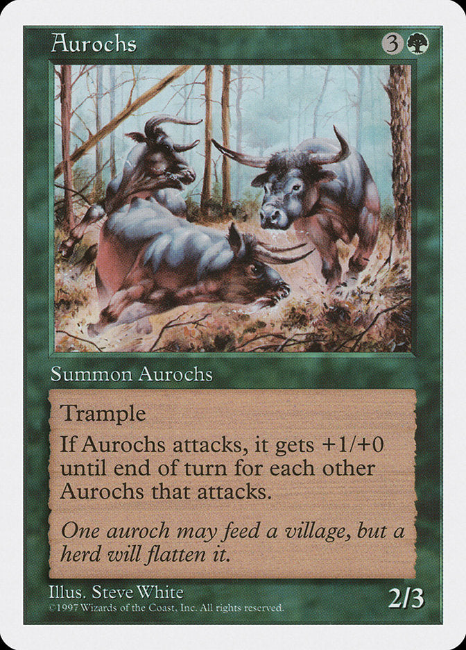 Aurochs [Fifth Edition] | North Valley Games