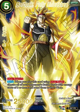 Bardock, Fully Unleashed (Gold Stamped) (P-067) [Mythic Booster] | North Valley Games
