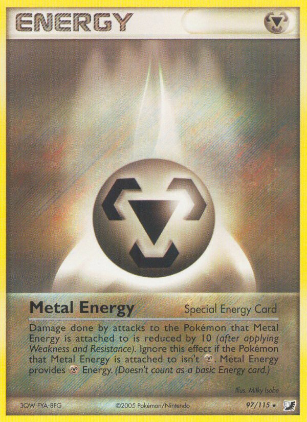 Metal Energy (97/115) [EX: Unseen Forces] | North Valley Games
