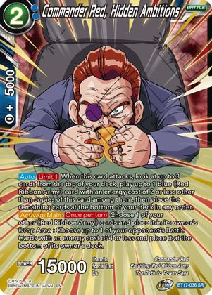 Commander Red, Hidden Ambitions (BT17-036) [Ultimate Squad] | North Valley Games