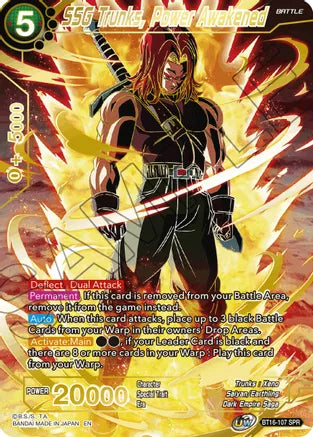 SSG Trunks, Power Awakened (SPR) (BT16-107) [Realm of the Gods] | North Valley Games