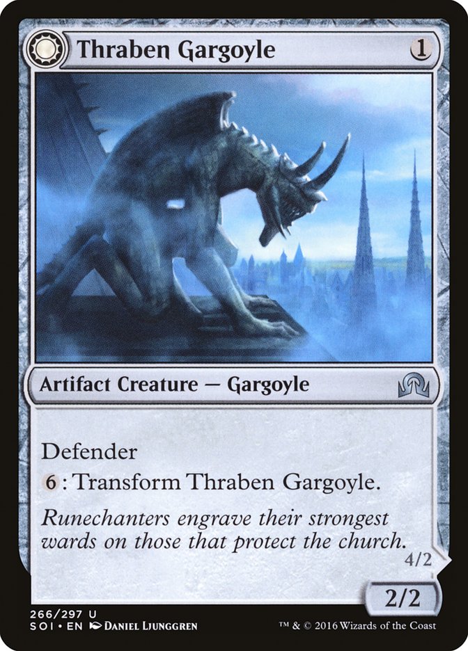 Thraben Gargoyle // Stonewing Antagonizer [Shadows over Innistrad] | North Valley Games