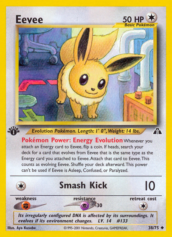 Eevee (38/75) [Neo Discovery 1st Edition] | North Valley Games