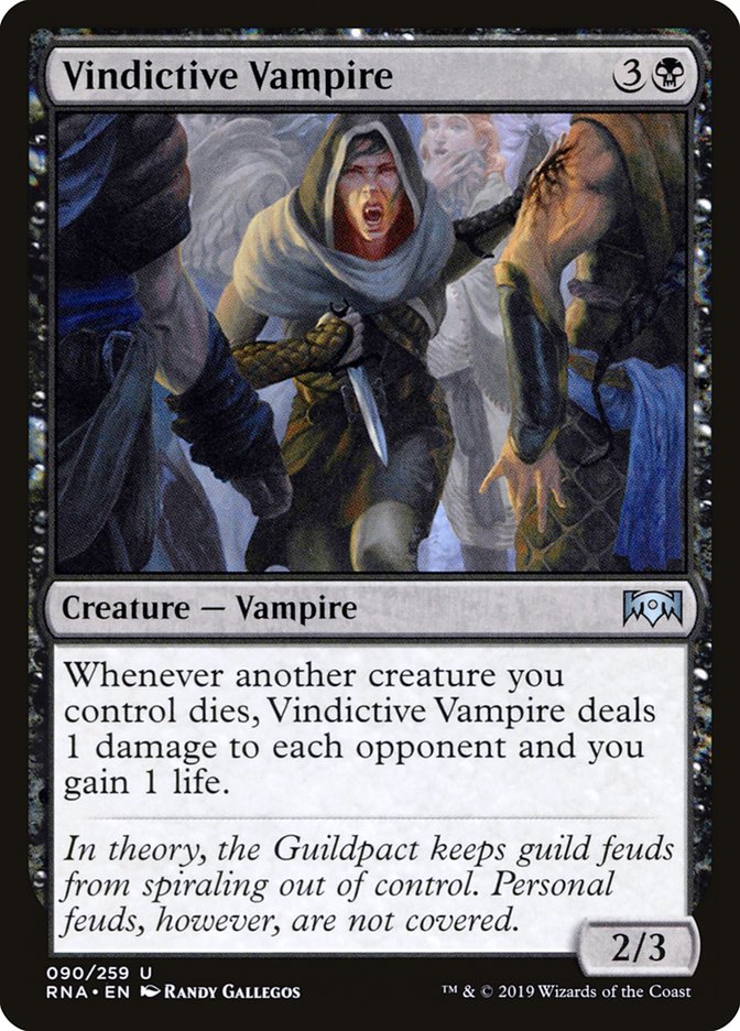 Vindictive Vampire [Ravnica Allegiance] | North Valley Games