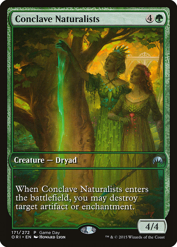Conclave Naturalists (Game Day) [Magic Origins Promos] | North Valley Games