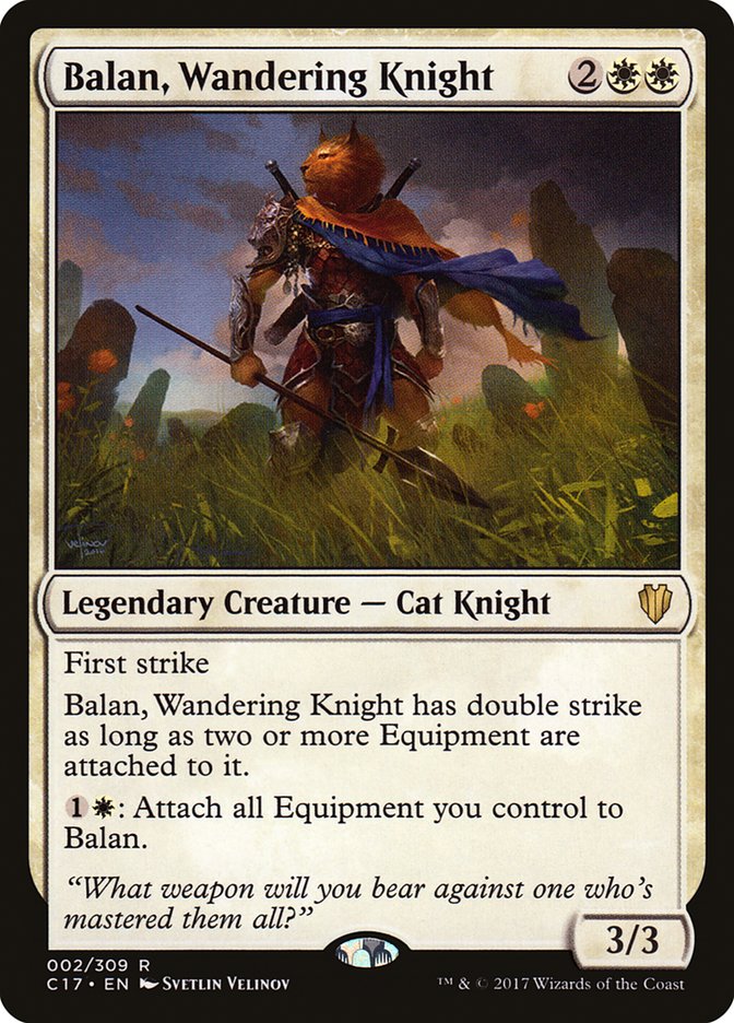 Balan, Wandering Knight [Commander 2017] | North Valley Games