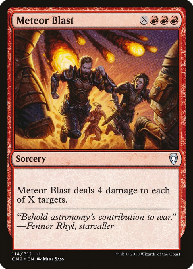 Meteor Blast [Commander Anthology Volume II] | North Valley Games