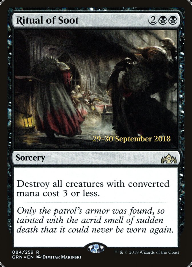 Ritual of Soot [Guilds of Ravnica Prerelease Promos] | North Valley Games