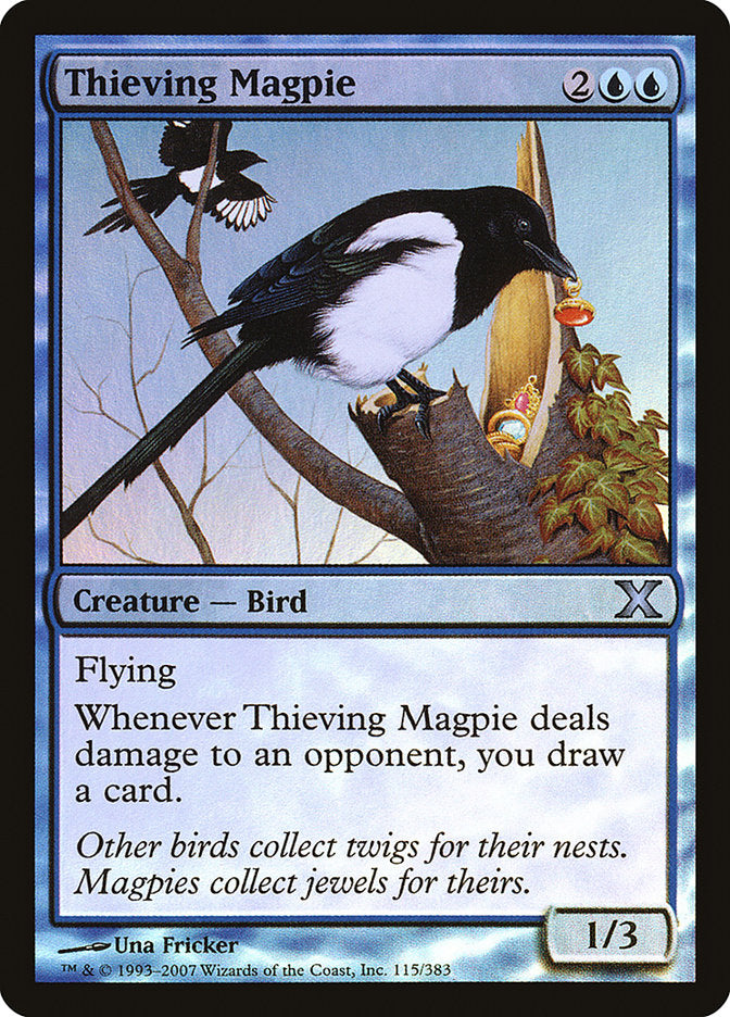 Thieving Magpie (Premium Foil) [Tenth Edition] | North Valley Games