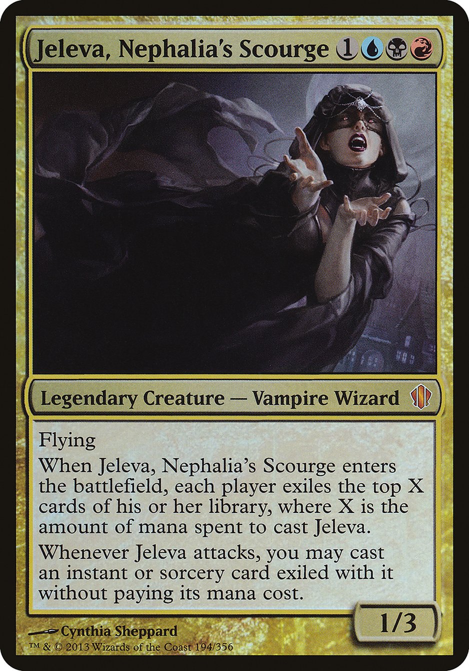 Jeleva, Nephalia's Scourge (Oversized) [Commander 2013 Oversized] | North Valley Games