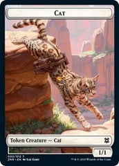 Cat // Plant Double-Sided Token [Zendikar Rising Tokens] | North Valley Games