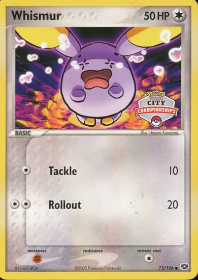 Whismur (73/106) (City Championship) [EX: Emerald] | North Valley Games