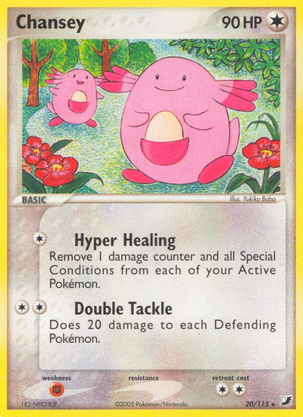 Chansey (20/115) [EX: Unseen Forces] | North Valley Games