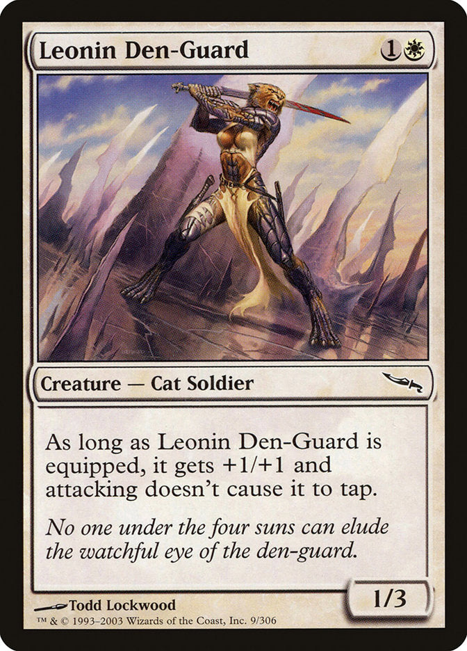 Leonin Den-Guard [Mirrodin] | North Valley Games