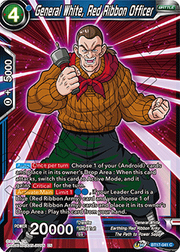 General White, Red Ribbon Officer (BT17-041) [Ultimate Squad] | North Valley Games