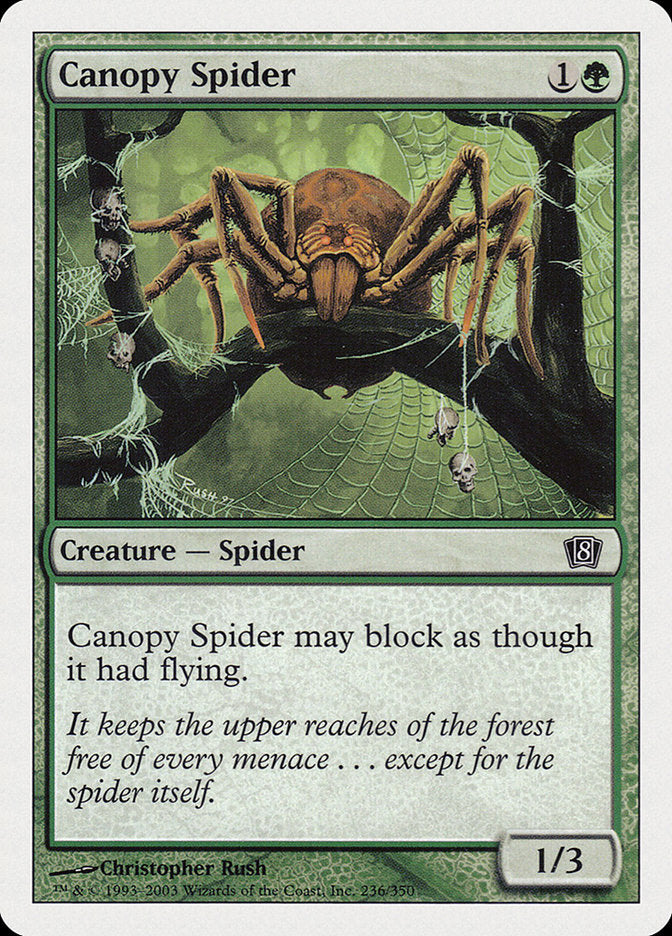 Canopy Spider [Eighth Edition] | North Valley Games