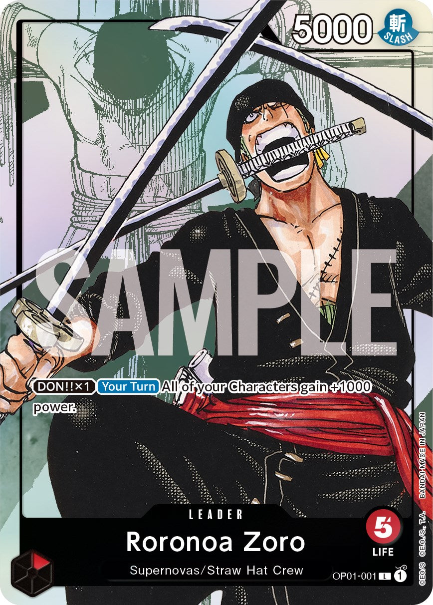 Roronoa Zoro (Alternate Art) [One Piece Promotion Cards] | North Valley Games