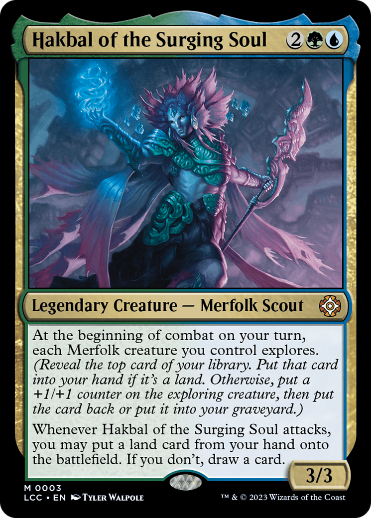 Hakbal of the Surging Soul [The Lost Caverns of Ixalan Commander] | North Valley Games
