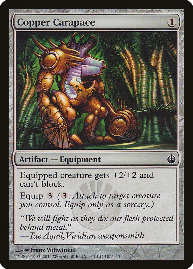 Copper Carapace [Mirrodin Besieged] | North Valley Games