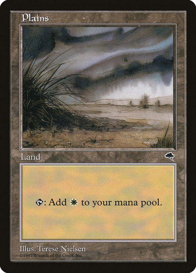 Plains (Signature on Center Left) [Tempest] | North Valley Games