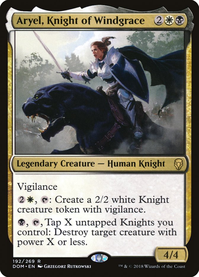 Aryel, Knight of Windgrace [Dominaria] | North Valley Games