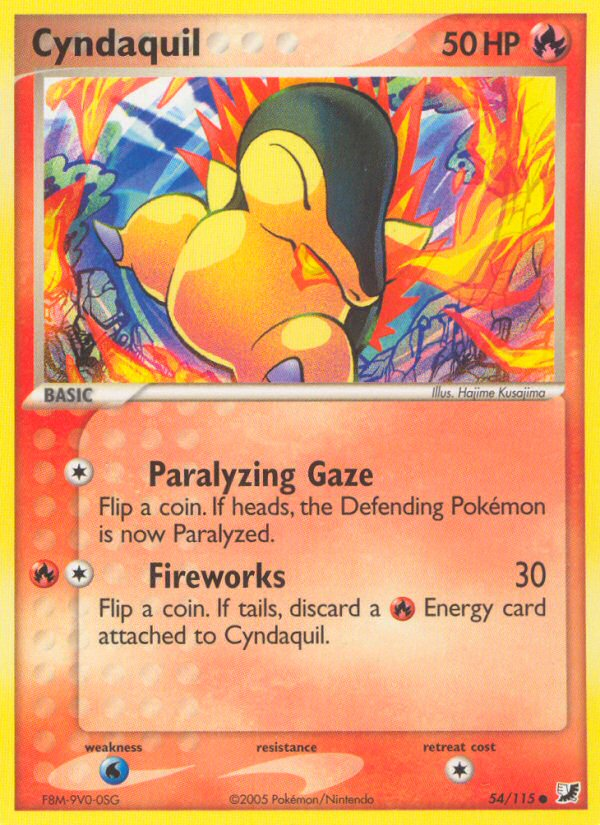 Cyndaquil (54/115) [EX: Unseen Forces] | North Valley Games