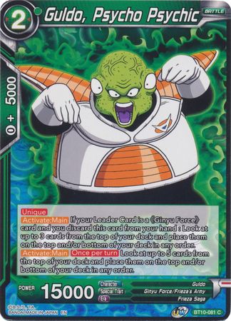 Guldo, Psycho Psychic (BT10-081) [Rise of the Unison Warrior 2nd Edition] | North Valley Games