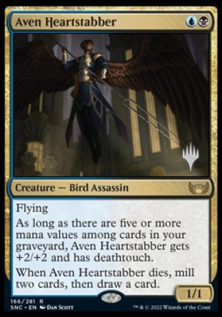 Aven Heartstabber (Promo Pack) [Streets of New Capenna Promos] | North Valley Games