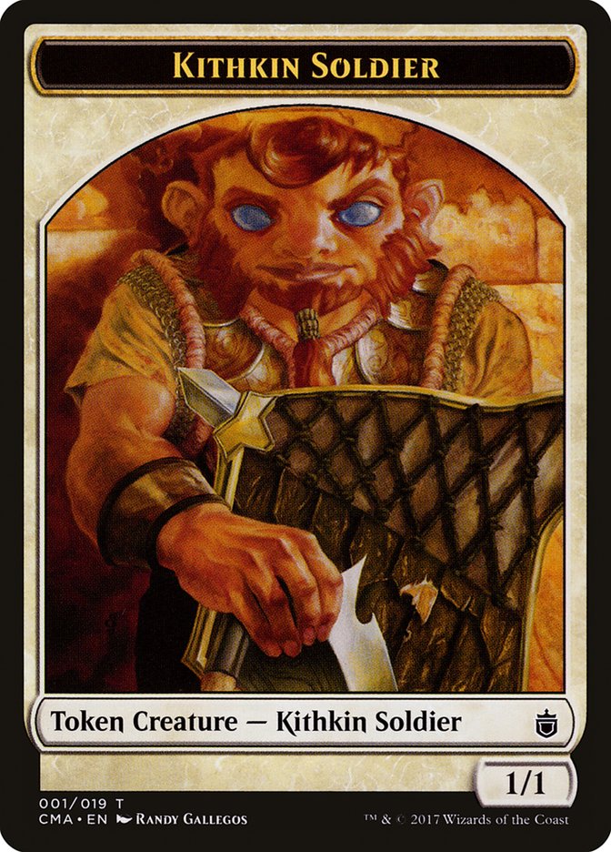 Kithkin Soldier Token [Commander Anthology Tokens] | North Valley Games