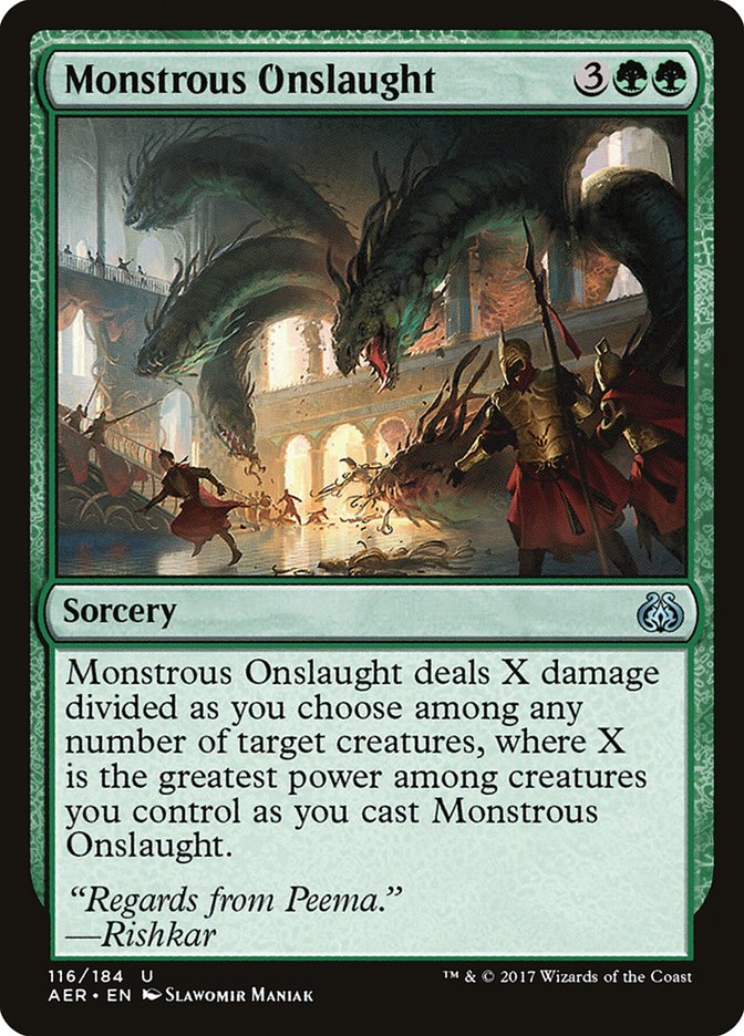 Monstrous Onslaught [Aether Revolt] | North Valley Games