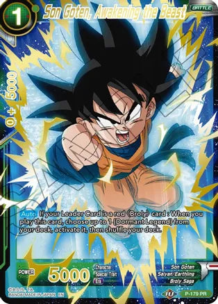 Son Goten, Awakening the Beast (Gold Stamped) (P-179) [Mythic Booster] | North Valley Games
