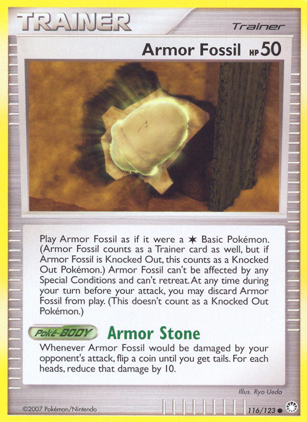 Armor Fossil (116/123) [Diamond & Pearl: Mysterious Treasures] | North Valley Games