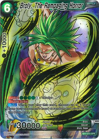 Broly, The Rampaging Horror (SPR) (BT1-073) [Galactic Battle] | North Valley Games