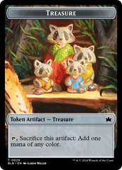 Rabbit // Treasure Double-Sided Token [Bloomburrow Tokens] | North Valley Games