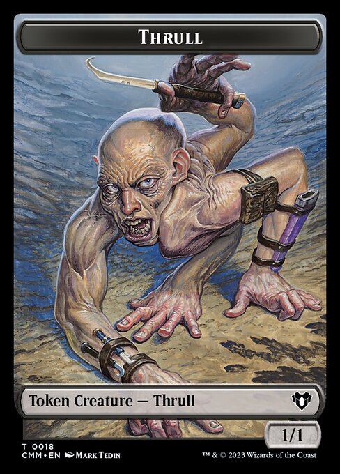 Servo // Thrull Double-Sided Token [Commander Masters Tokens] | North Valley Games