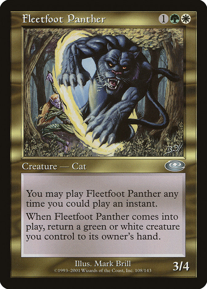 Fleetfoot Panther [Planeshift] | North Valley Games