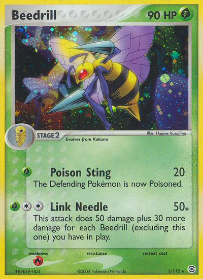Beedrill (1/112) [EX: FireRed & LeafGreen] | North Valley Games