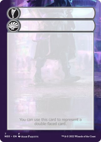 Helper Card (7/9) [Kamigawa: Neon Dynasty Tokens] | North Valley Games