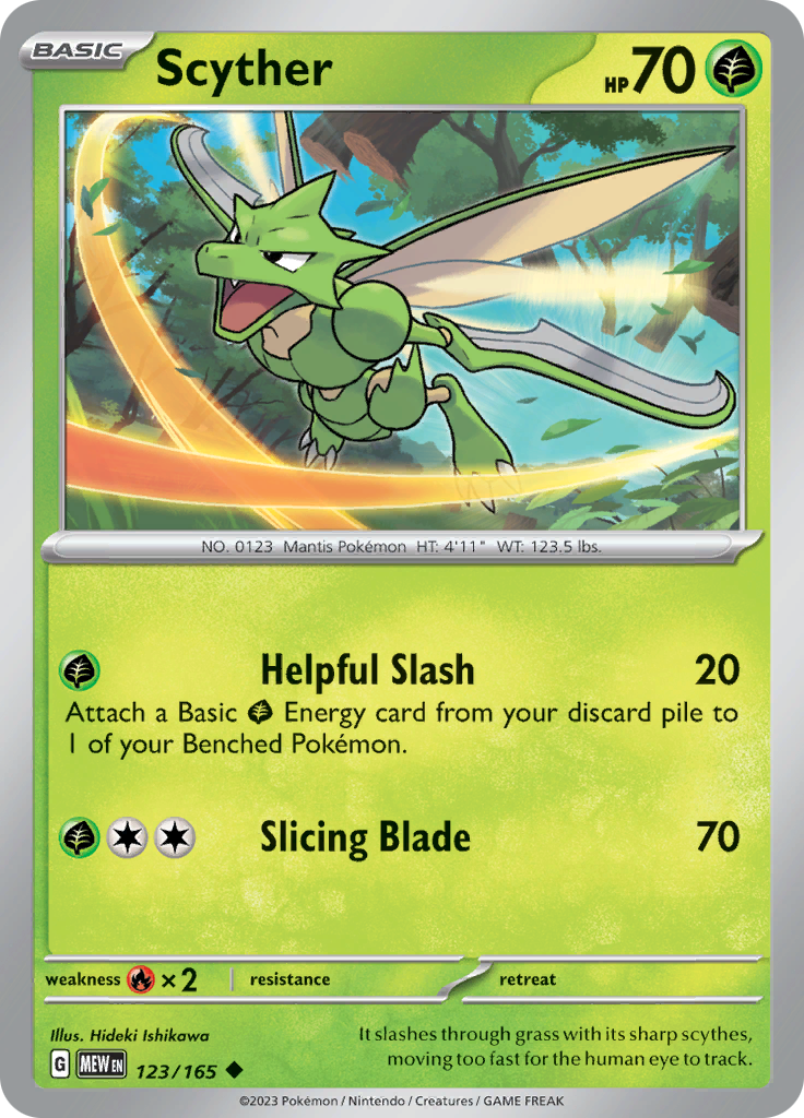 Scyther (123/165) [Scarlet & Violet: 151] | North Valley Games