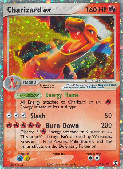 Charizard ex (105/112) [EX: FireRed & LeafGreen] | North Valley Games