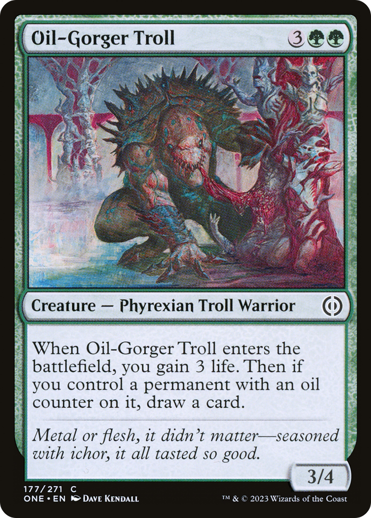 Oil-Gorger Troll [Phyrexia: All Will Be One] | North Valley Games