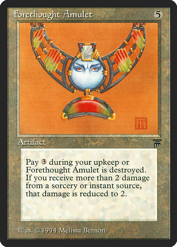 Forethought Amulet [Legends] | North Valley Games