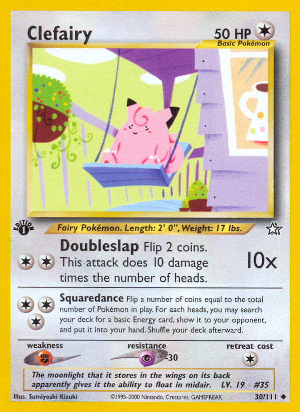 Clefairy (30/111) [Neo Genesis 1st Edition] | North Valley Games
