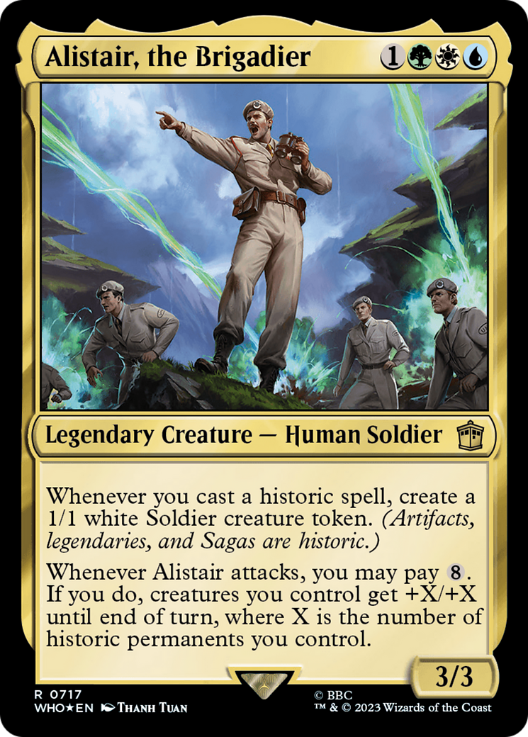 Alistair, the Brigadier (Surge Foil) [Doctor Who] | North Valley Games